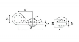 Zawleczka sprężysta 6,3mm