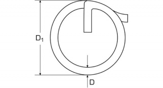 Zawleczka okrągła 2,0x25mm